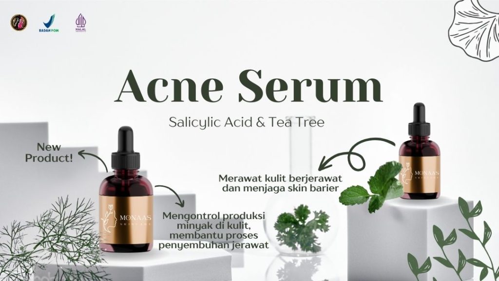 acne serum untuk kulit berjerawat Monaas Skincare